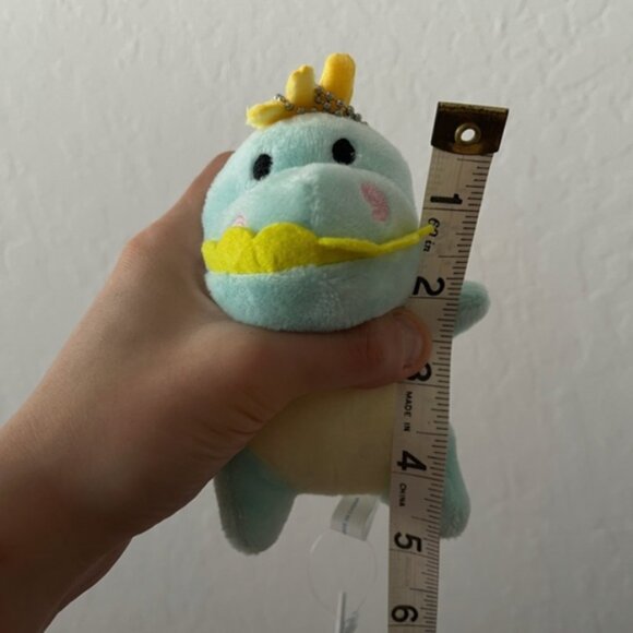 5” Super Mini DINO Dinosaur Blue Keychain Plush by takashoji - Picture 2 of 2